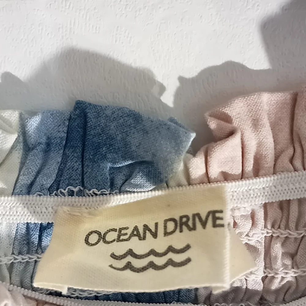 Ocean Drive  strapless sg cotton candy smock dress size S TD blue pink - Picture 5 of 8